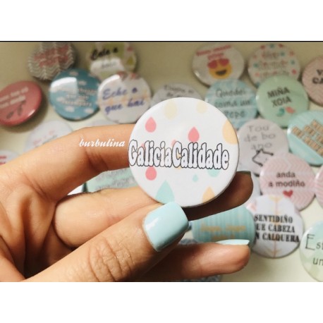 pack 50 chapas boda en Gallego