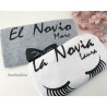 Camisetas para el novio y la novia
