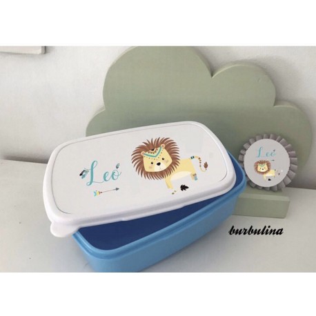 Tupper personalizado con chapa a juego