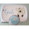 Tupper personalizado con chapa a juego