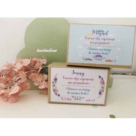 Regalo para testigos de boda