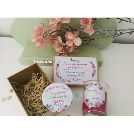 Regalo para testigos de boda