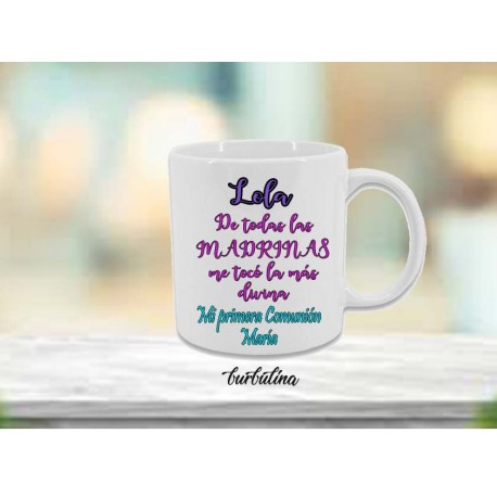 Taza regalo madrina