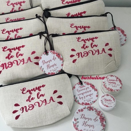 Neceser damas de honor o amigas de la novia