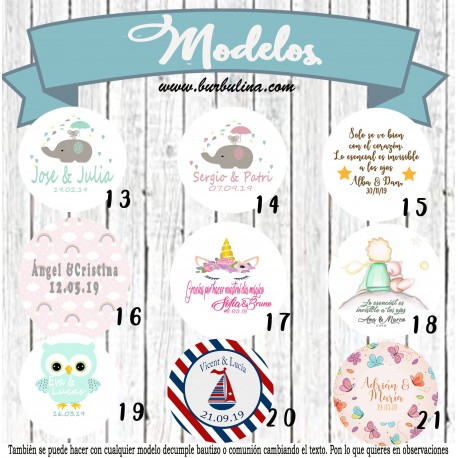 Yoyo personalizado para boda, bautizo o comunión