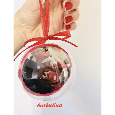 Bola Árbol de Navidad con Foto
