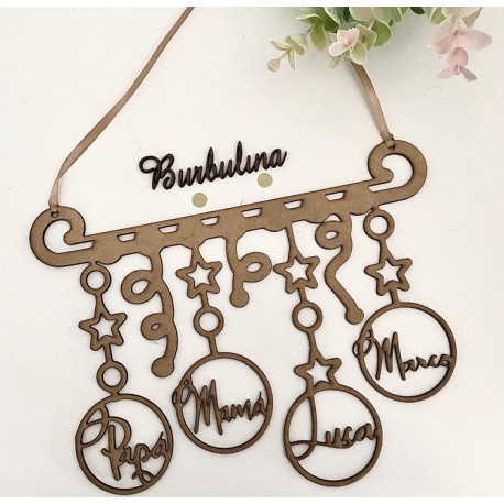 Colgador Familia con nombres