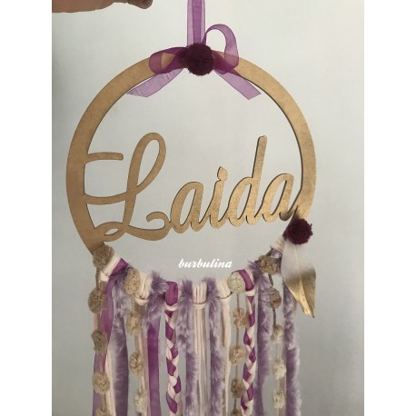 Atrapasueños 80 cm dorado