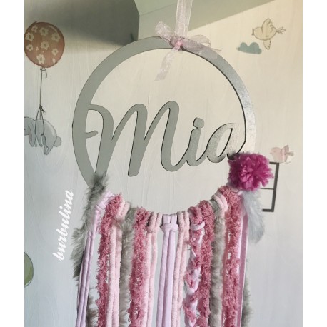 Atrapasueños 80 cm dorado