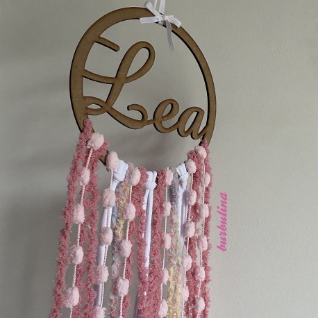 Atrapasueños con nombre 80 cm modelo " lolypop”