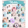 Vela personalizada para boda, bautizo o comunión