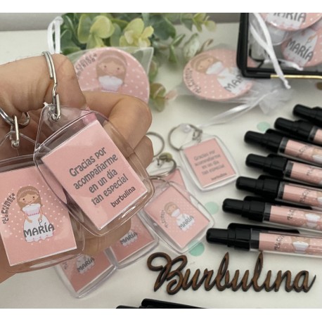 llavero personalizado a dos caras