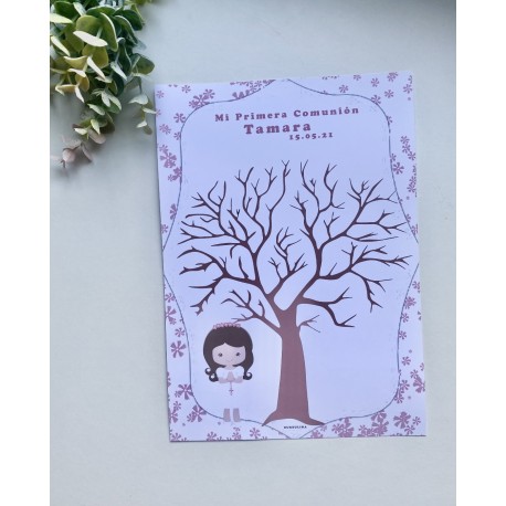 Lámina huellas primera comunión