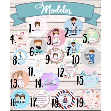 Toppers decorativos para pasteles o plantas