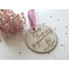 Placa colgante para los siguientes