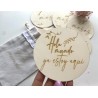 Placas cumple mes personalizadas