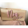 Caja canastilla personalizada con nombre