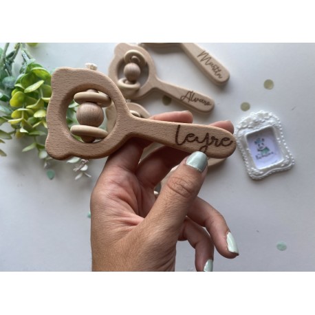 Sonajero de madera personalizado (dto por cantidad)