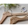Percha personalizada para novia