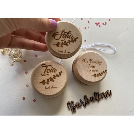 Yoyo de madera modelo eucalipto