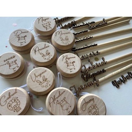 Yoyo de madera personalizado