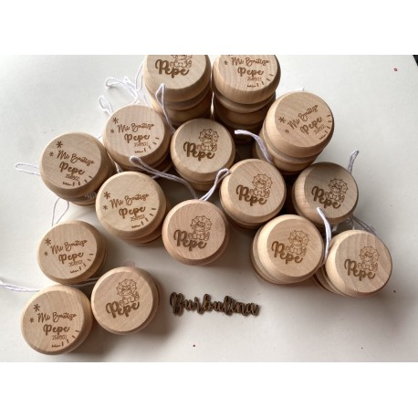 Yoyo de madera modelo eucalipto