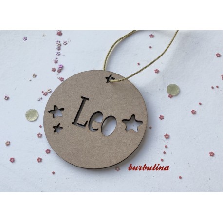 Bola con nombre modelo estrellitas