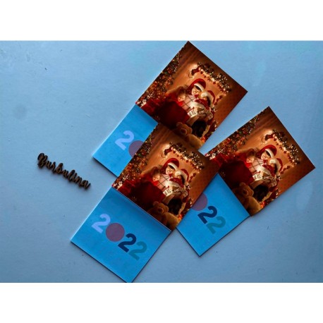 Calendario con foto e imán para la nevera