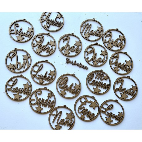 Bola navidad con nombre