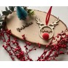 Colgante árbol personalizado Rudolf