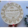 Placa regalo para profes