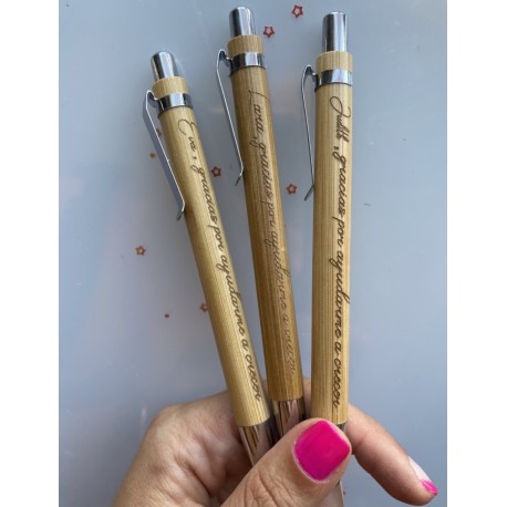 Boli de madera para profes