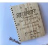 Libreta personalizada para profe