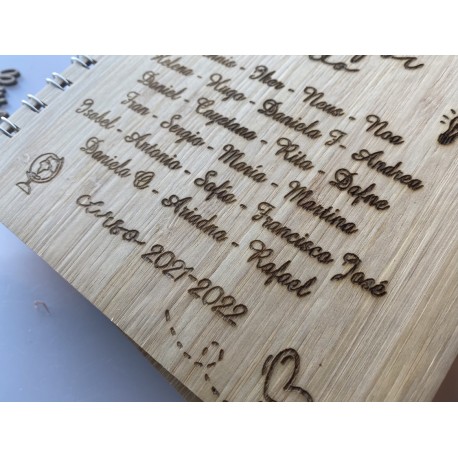 Libreta personalizada para profe