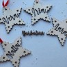 Colgante árbol de navidad estrella