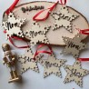 Colgante árbol de navidad estrella