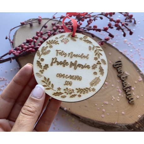 Bola navidad “profe”