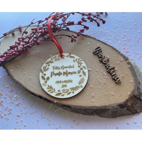 Bola navidad “profe”