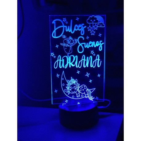 Lámpara infantil personalizada con nombre