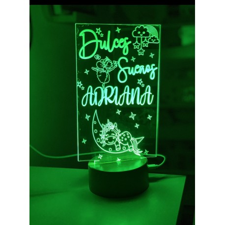 Lámpara infantil personalizada con nombre