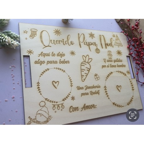 Bandeja para Papá Noel