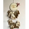 Calendario de Adviento personalizado con flores