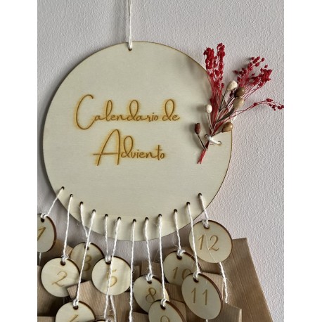 Calendario de Adviento personalizado