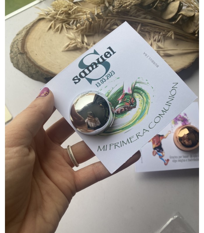 Labial  bola personalizado modelo futbol