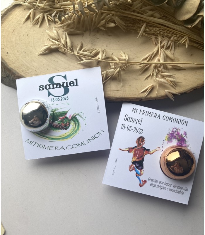 Labial  bola personalizado modelo futbol