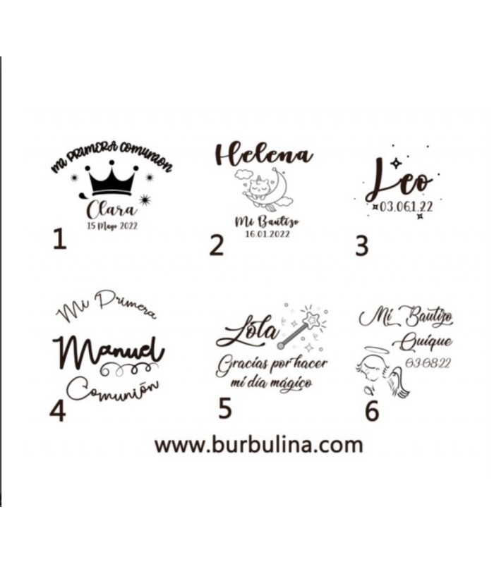 Juego 3 en raya de madera personalizado