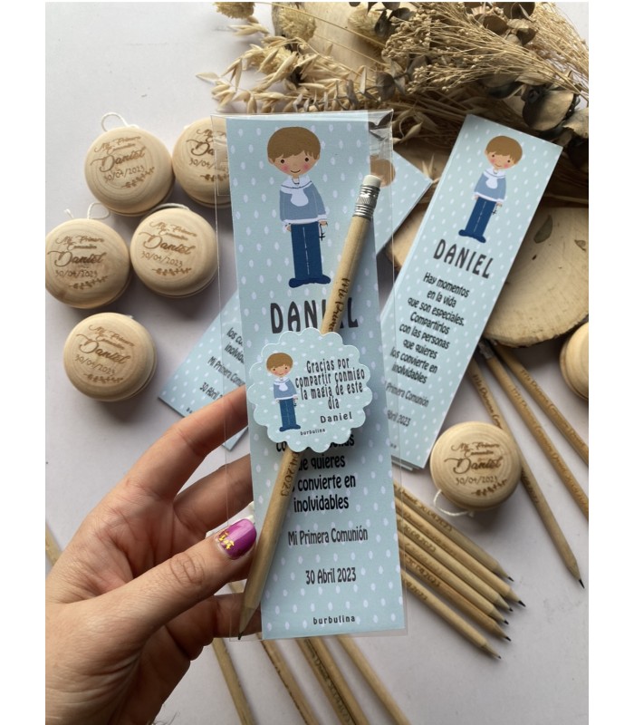 Marca páginas con lápiz