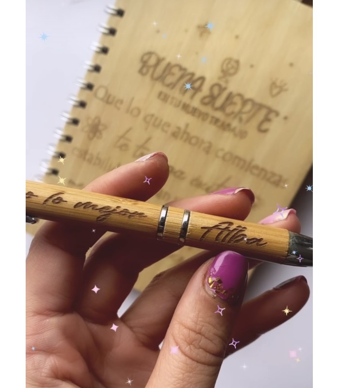 Libreta personalizada para regalo nuevo trabajo