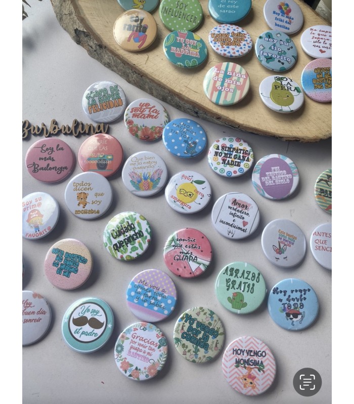 65 Chapas frases variadas para invitados de bautizo