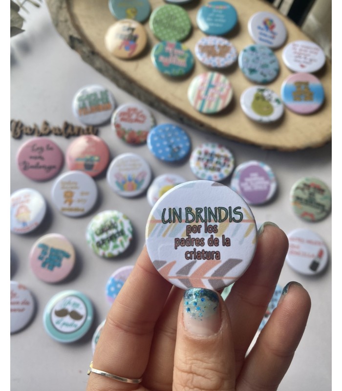 65 Chapas frases variadas para invitados de bautizo